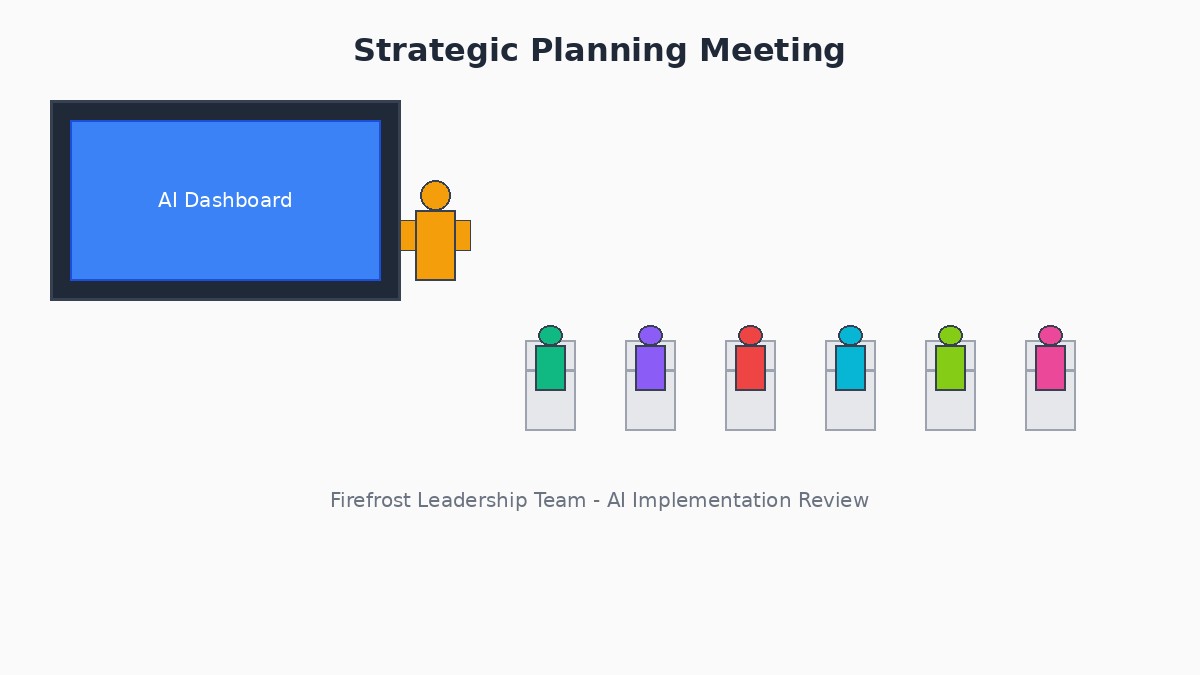 Firefrost team in strategy meeting